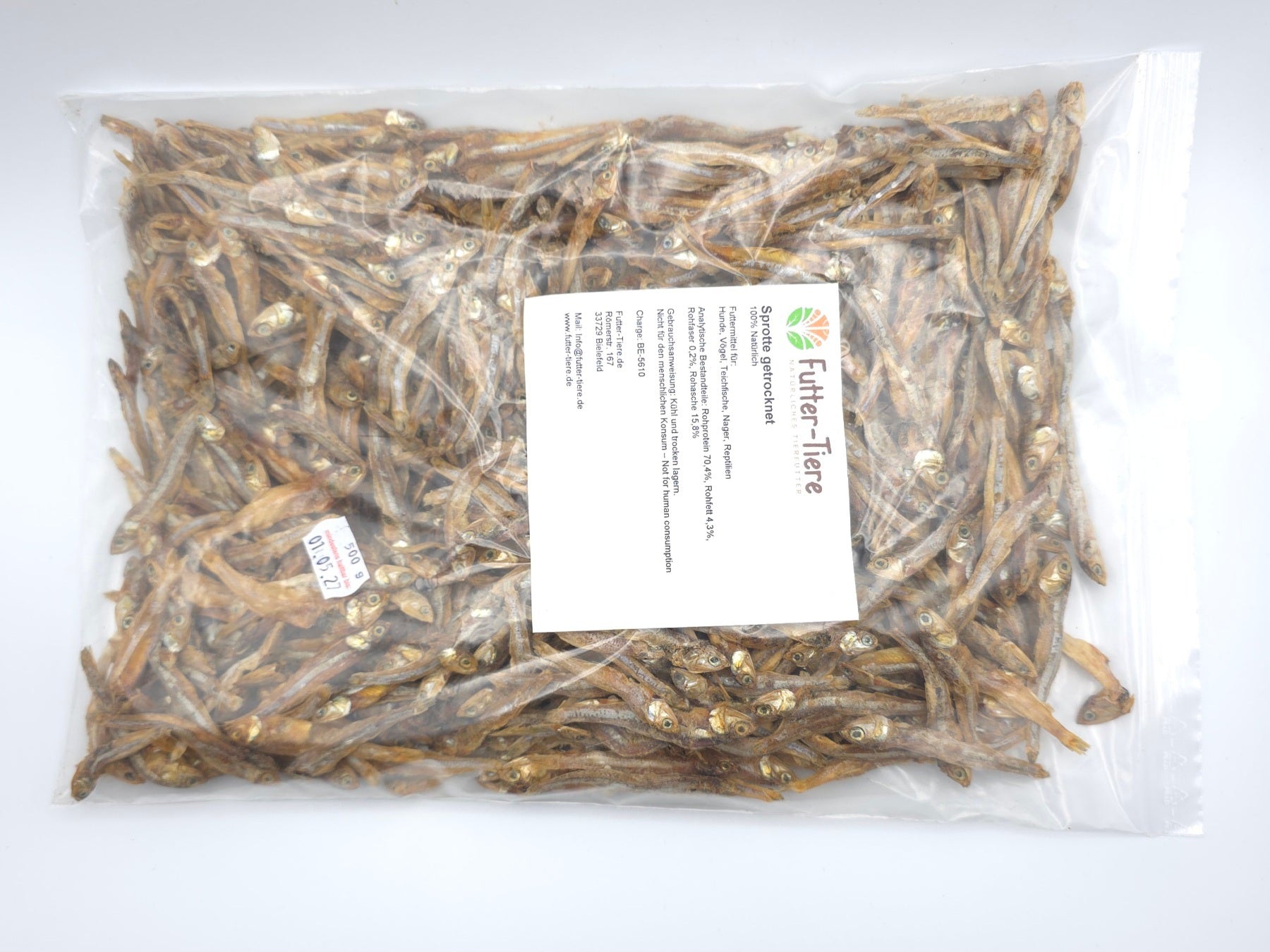 Sprotten getrocknet 0,2 - 20 KG