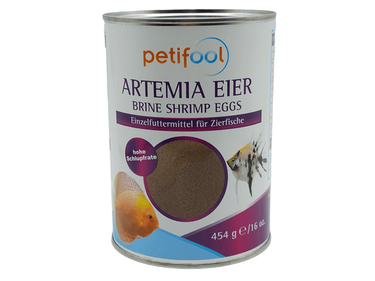 Artemia Eier mit 90 Prozent Schlupfrate in 454 g Vorratsdose für Fischzucht und Aquaristik